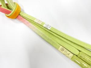 未使用品　正絹　撚り房　手組帯締め